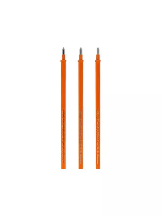 LEGAMI | Ersatzmine für löschbaren Gelstift - Erasable Pen 3er Pkg. Orange | 